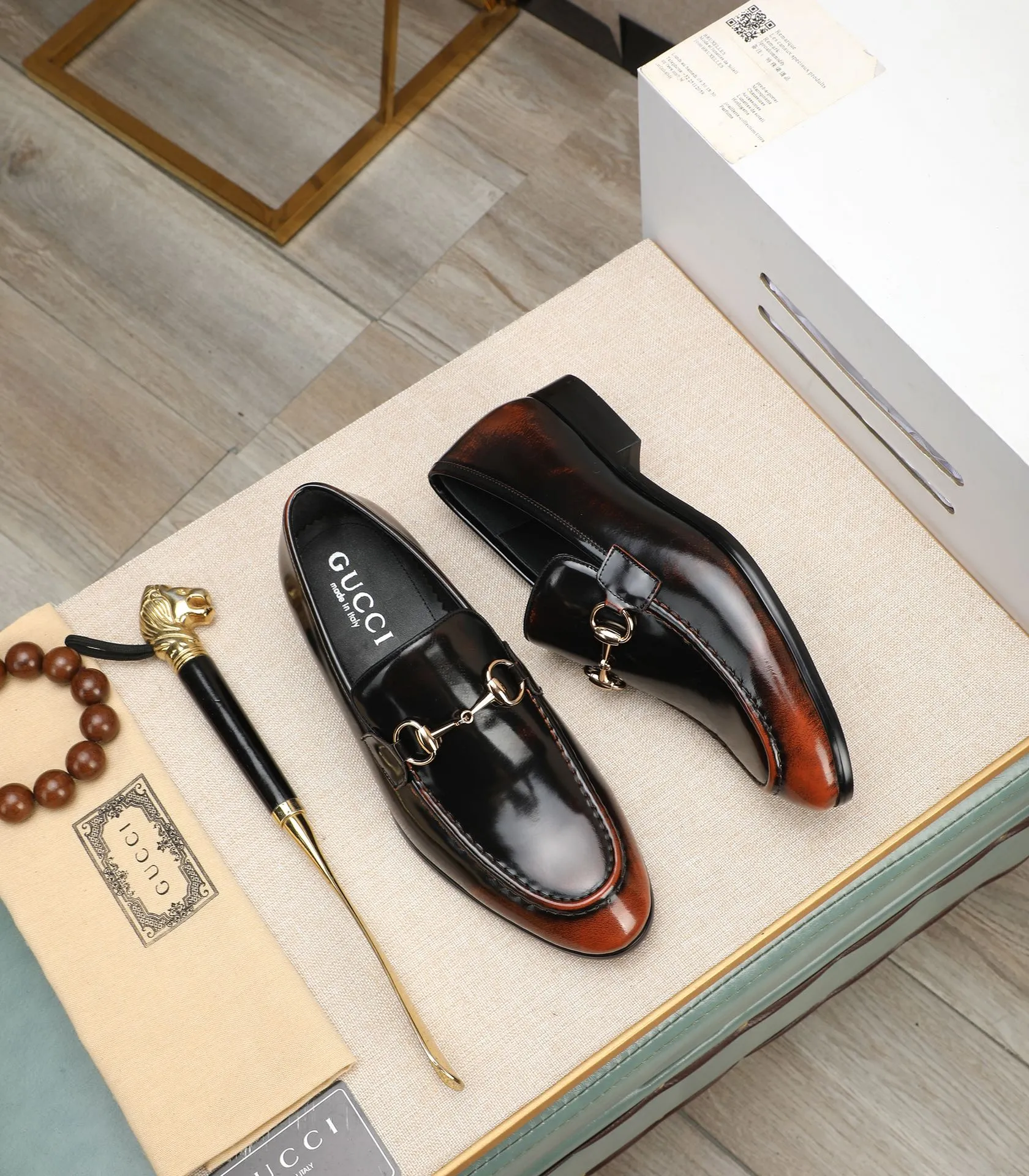 Men's shoes💰540📛📛Original (water-dyed cowhide) Gucci GUCCI official website formal shoes🌀 Italian🇮🇹imported cowhide➕top imported water-dyed cowhide lining💋Finely handmade original bottom, the real thing looks better when photographed in person Standard size 38-44